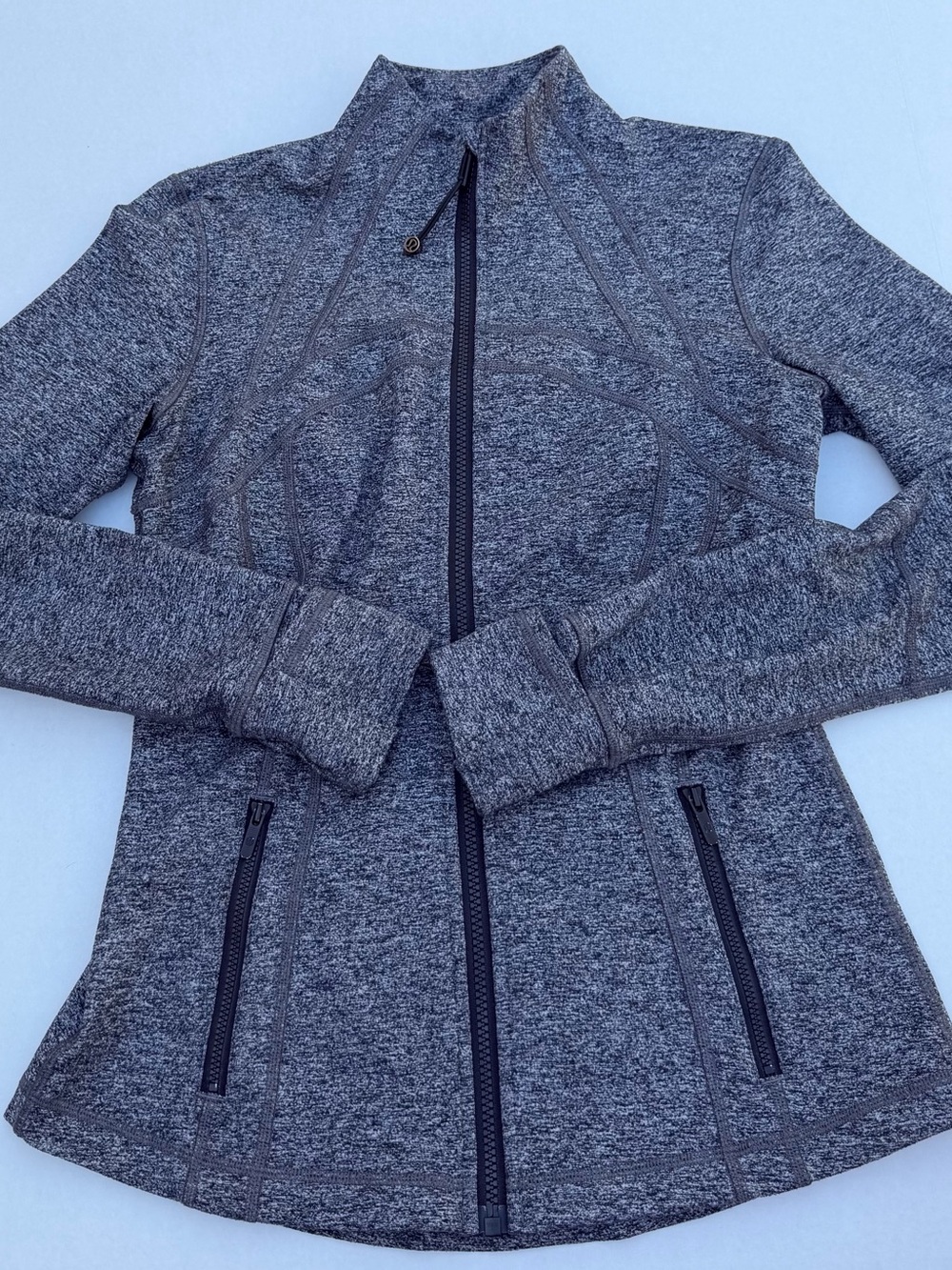 Lululemon define Women’s Heather Gray Zip-Up Jacket